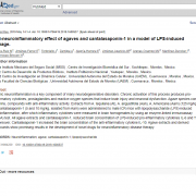 Anti-neuroinflammatory effect of agaves and cantalasaponin-1 in a model of LPS-induced damage